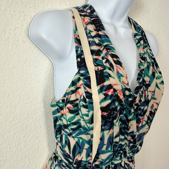 Revolve Greylin Fern Mini Dress in Lagoon Small Resort Summer Tropical Plunge - Picture 9 of 15